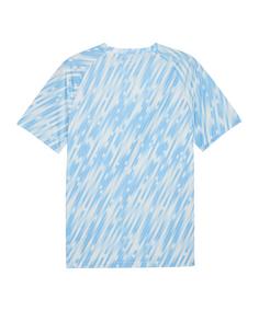 Rückansicht von PUMA Manchester City Warm Up T-Shirt Fanshirt Herren blau