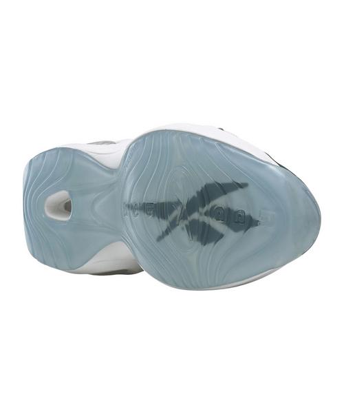 Rückansicht von Reebok Question Mid Sneaker Weiß Sneaker Herren weissgruen
