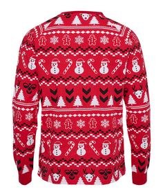 Rückansicht von hummel Christmas Pyjama Trainingsanzug rot