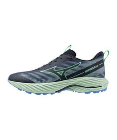Rückansicht von Mizuno GTX Wave Rider Gtx 2 Laufschuh Laufschuhe Herren blau