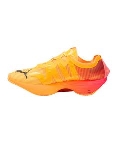 Rückansicht von PUMA Fast-FWD NITRO Elite Fire Laufschuh Laufschuhe Herren orangeweiss