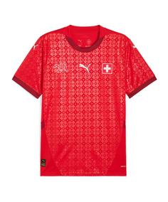 PUMA Switzerland Trikot Home 2025/2026 Fußballtrikot Herren rot