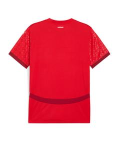 Rückansicht von PUMA Switzerland Trikot Home 2025/2026 Fußballtrikot Herren rot