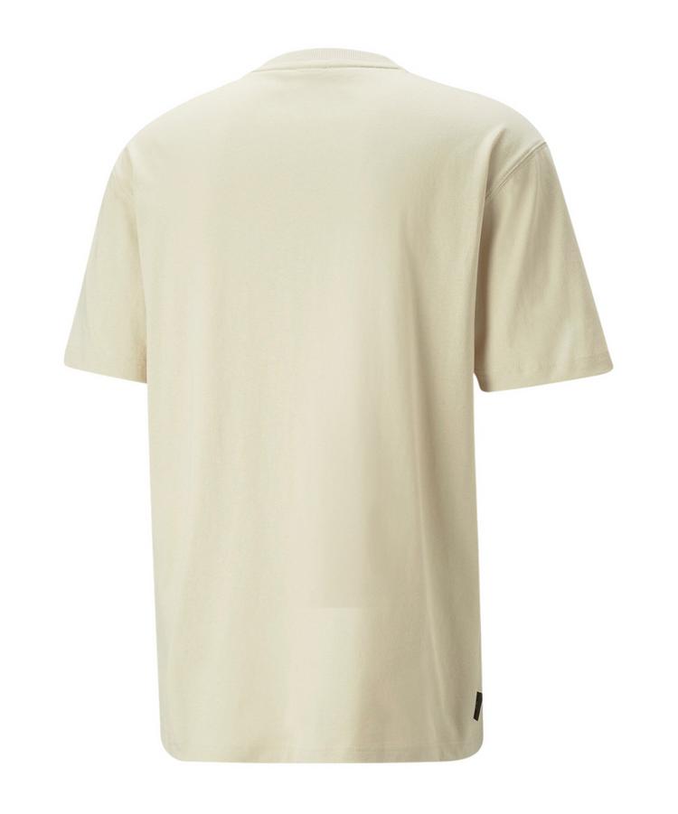 PUMA PUMA Downtown Logo T-Shirt Beige T-Shirt Herren - beige - 0 | SportScheck