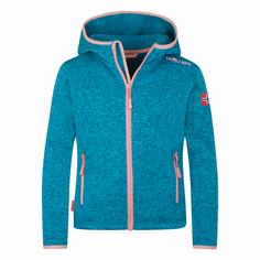 Trollkids Jondalen XT Fleecejacke Kinder hafenblau-pfingstrose