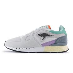 KangaROOS Originals COIL R1 OG POP Sneaker Naturweiß/Ozeanblau