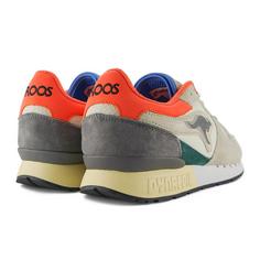 Rückansicht von KangaROOS Originals COIL R1 OG POP Sneaker Beige/Orange