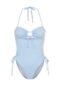 LSCN by Lascana Badeanzug Badeanzug Damen hellblau
