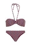 LSCN by Lascana Bandeau-Bikini Bikini Set Damen - bordeaux
