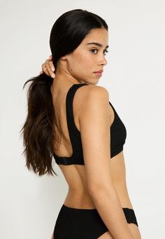 Rückansicht von LSCN by Lascana Triangel-Bikini-Top Bikini Oberteil Damen schwarz