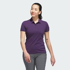Rückansicht von adidas Ultimate365 Tour Twistknit Poloshirt Funktionsshirt Damen Aurora Plum