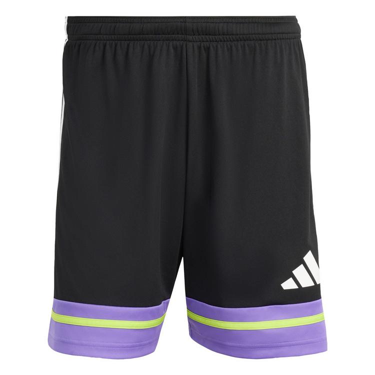 adidas adidas Squadra 25 Shorts Fu&szlig;ballshorts Herren - Black / Purple Rush / Semi Solar Slime - 0 | SportScheck