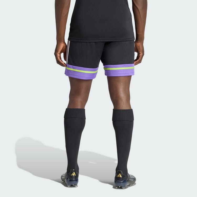 adidas adidas Squadra 25 Shorts Fu&szlig;ballshorts Herren - Black / Purple Rush / Semi Solar Slime - 1 | SportScheck