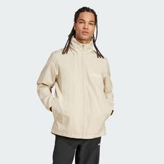 Rückansicht von adidas Multi Essentials 2L Regenjacke Outdoorjacke Herren Savanna