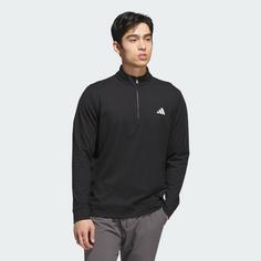 Rückansicht von adidas Ultimate365 Classic Quarter-Zip Funktionssweatshirt Herren Black