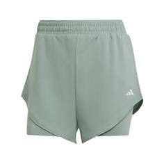 adidas Designed for Training 2-in-1 Shorts Funktionsshorts Damen Silver Green