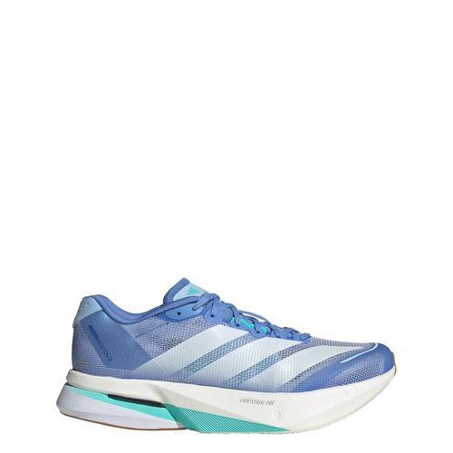 Rückansicht von adidas Adizero Boston 13 EQT Schuh Laufschuhe Damen Blue Fusion / Zero Metalic / Glow Blue