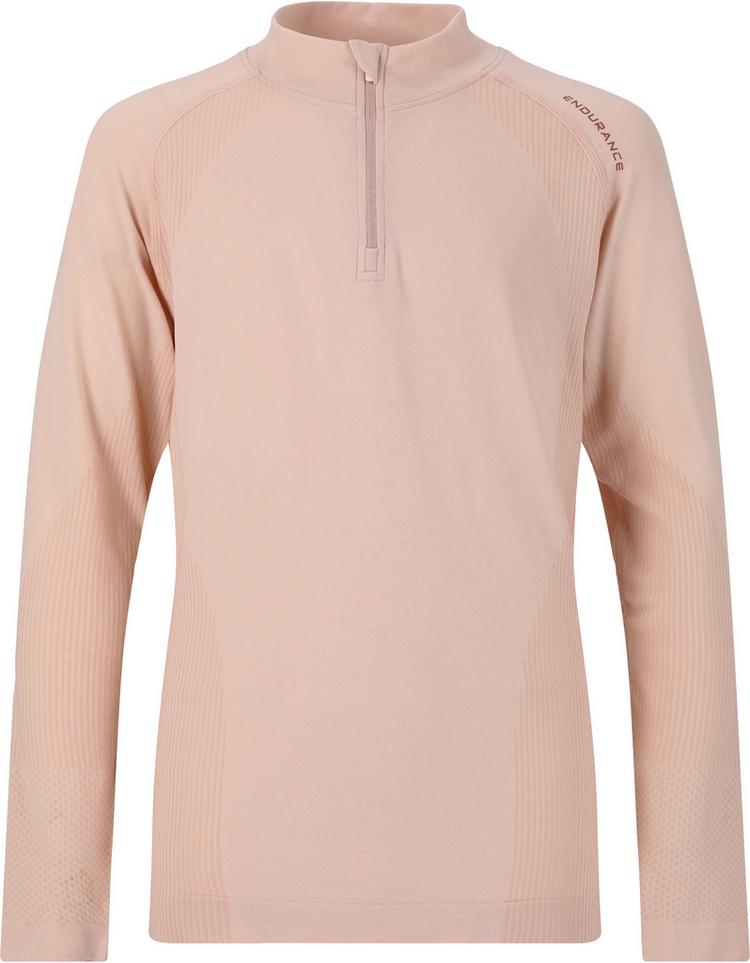Endurance Endurance Halen Jr. Langarmshirt Kinder - 4324 Sepia Rose - 0 | SportScheck