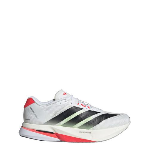 Rückansicht von adidas Adizero Boston 13 EQT Schuh Laufschuhe Herren Cloud White / Core Black / Lucid Red