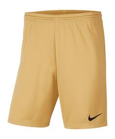 Nike Park III Short Fußballshorts Herren gold