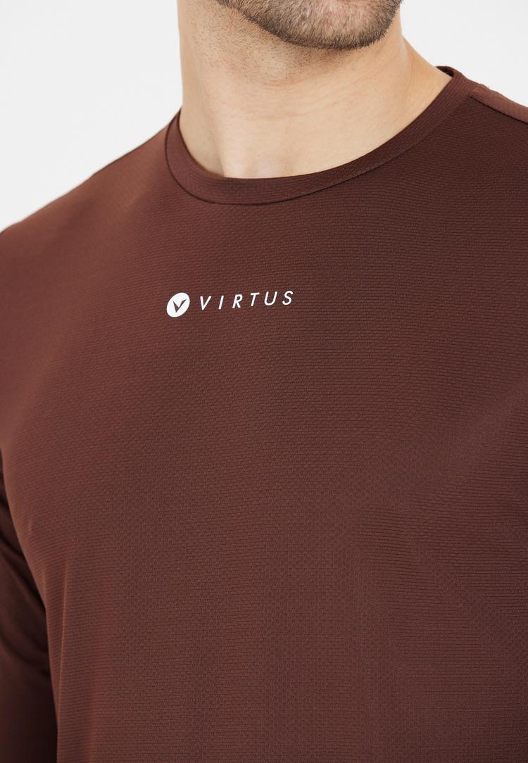 Virtus Virtus Roger Langarmshirt Herren - 4323 Puce - 1 | SportScheck
