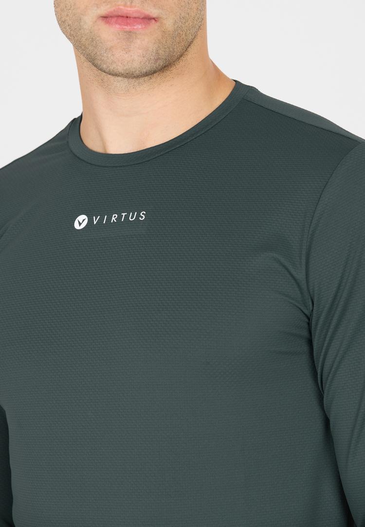 Virtus Virtus Roger Langarmshirt Herren - 3242 Dusty Forest - 0 | SportScheck