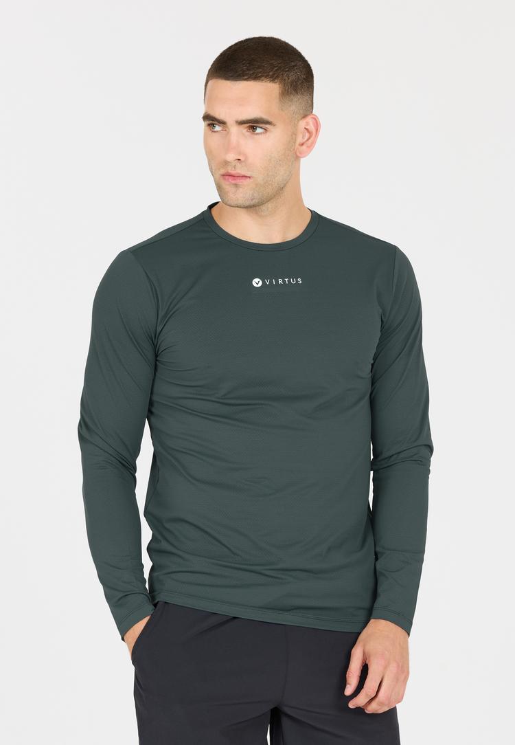 Virtus Virtus Roger Langarmshirt Herren - 3242 Dusty Forest - 2 | SportScheck