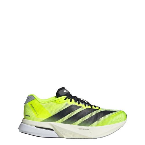 Rückansicht von adidas Adizero Boston 13 EQT Schuh Laufschuhe Herren Lucid Lemon / Core Black / Halo Silver