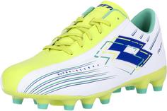 Rückansicht von Lotto Solista 700 VIII FG Fußballschuhe Herren BPB All White/Surf The Web/Sunny Lime