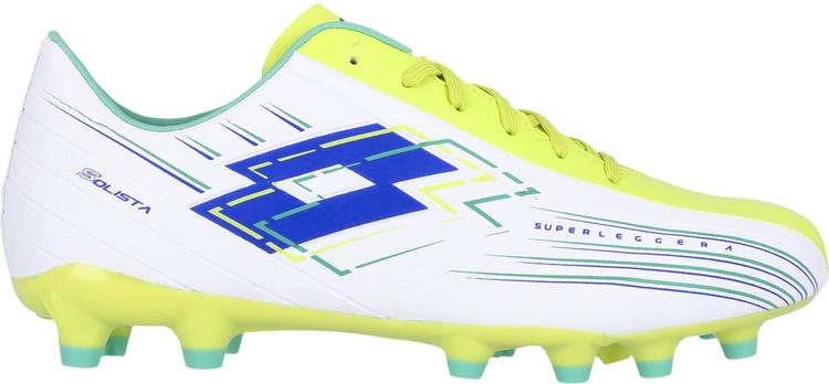 Lotto Lotto Solista 700 VIII FG Fu&szlig;ballschuhe Herren - BPB All White/Surf The Web/Sunny Lime - 0 | SportScheck