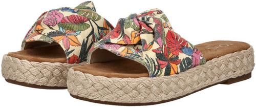 Rückansicht von Toms Pantoletten Freizeitschuhe Damen Mehrfarbig