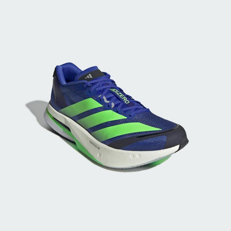 adidas adidas Adizero Boston 13 EQT Schuh Laufschuhe Herren - Lucid Blue / Lime Burst / Core Black - 3 | SportScheck