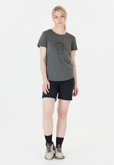 Rückansicht von Whistler Tergo Printshirt Damen 1051 Asphalt