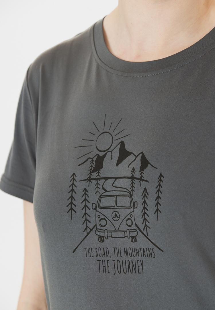 Whistler Whistler Tergo Printshirt Damen - 1051 Asphalt - 2 | SportScheck