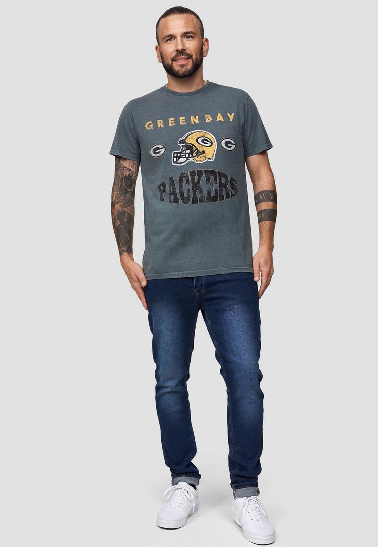 Re:Covered Re:Covered NFL Green Bay Packers Printshirt Herren - Charcoal - 1 | SportScheck