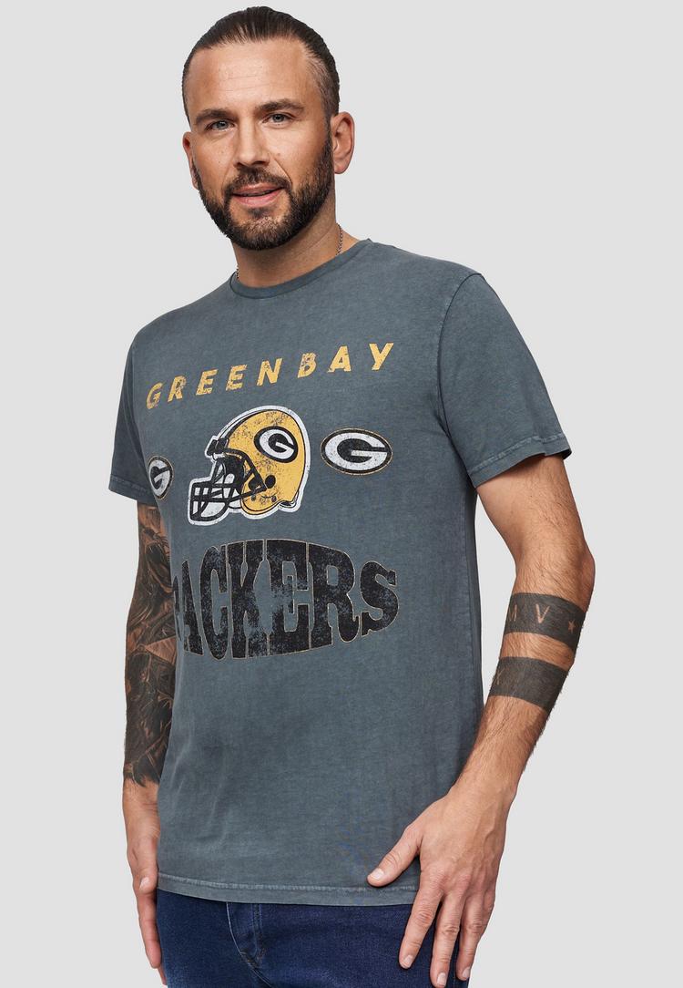 Re:Covered Re:Covered NFL Green Bay Packers Printshirt Herren - Charcoal - 2 | SportScheck