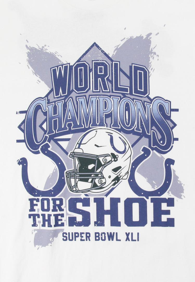 Re:Covered Re:Covered NFL Colts World Champs Printshirt - Ecru - 0 | SportScheck