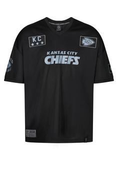 Re:Covered NFL Chiefs KC 60 Oversized Printshirt Herren Black