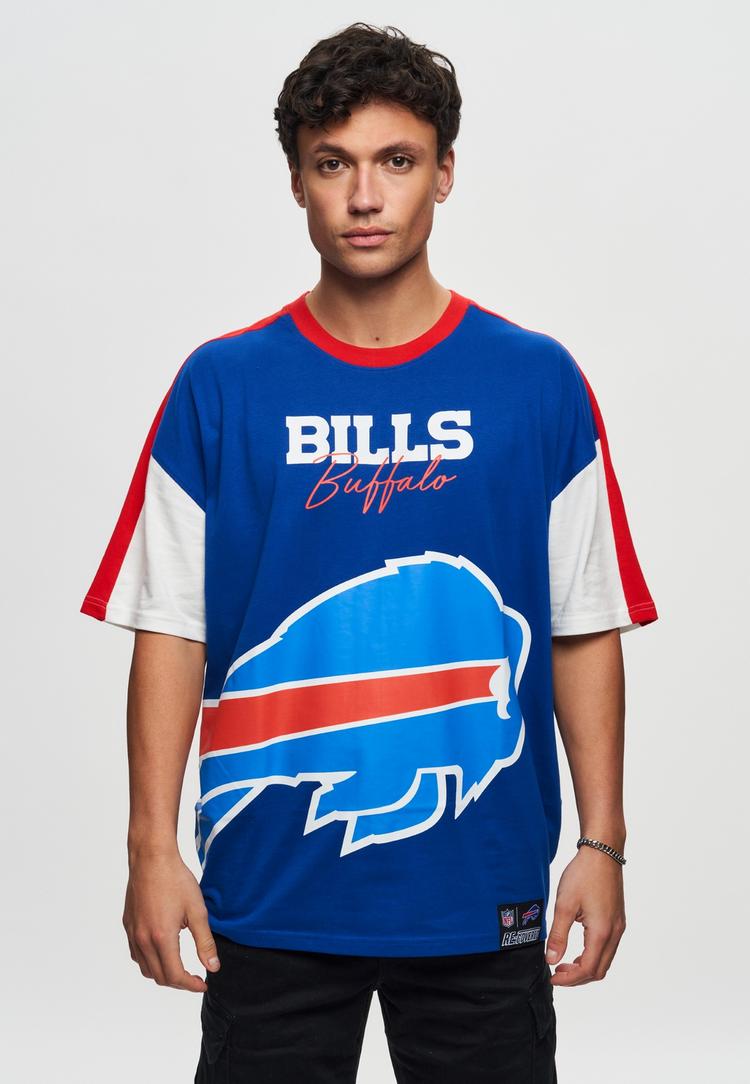 Re:Covered Re:Covered NFL Bills Buffalo Cut and Sew Oversized Printshirt Herren - Navy - 0 | SportScheck
