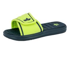 LICO Badesandale Badelatschen Kinder marine/lemon