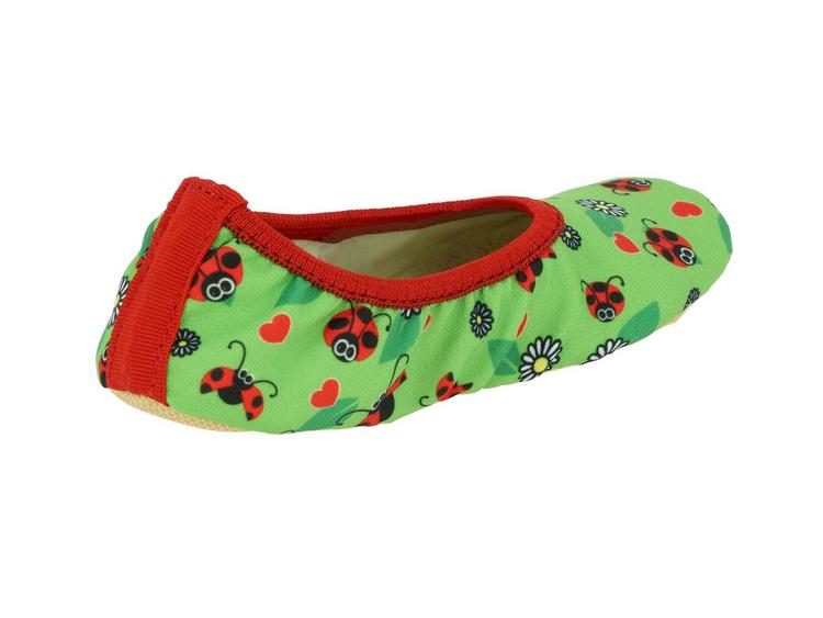 LICO LICO Gymnastikschuh Gymnastikschuhe M&auml;dchen - gr&uuml;n/rot - 0 | SportScheck