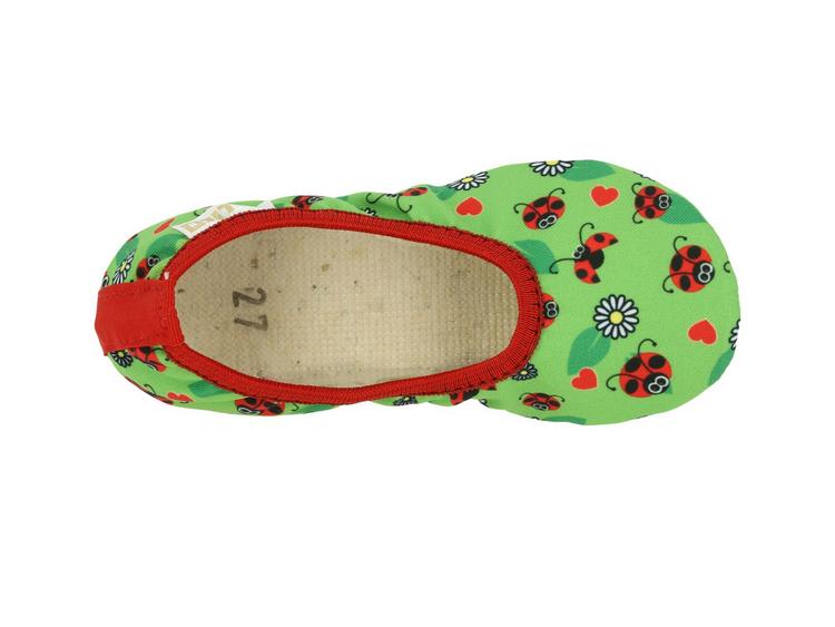 LICO LICO Gymnastikschuh Gymnastikschuhe M&auml;dchen - gr&uuml;n/rot - 1 | SportScheck