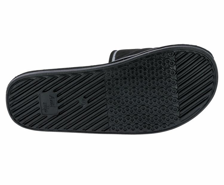 LICO LICO Badesandale Badelatschen Herren - schwarz/silber - 2 | SportScheck