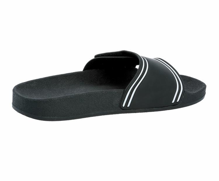 LICO LICO Badesandale Badelatschen Herren - schwarz/weiss - 0 | SportScheck