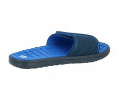 Rückansicht von LICO Badesandale Badelatschen Herren marine/royalblau