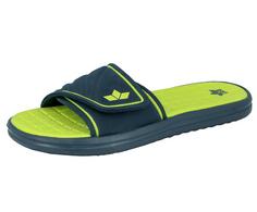 LICO Badesandale Badelatschen Herren marine/lemon
