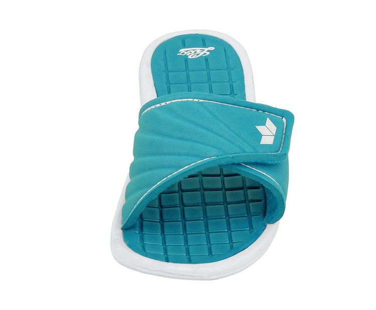 LICO LICO Badesandale Badelatschen Damen - t&uuml;rkis/weiss - 0 | SportScheck