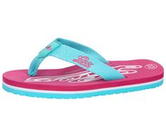 LICO Badesandale Badelatschen Kinder türkis/pink/weiss