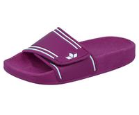 LICO Badepantolette Badelatschen M&auml;dchen - pink/weiss