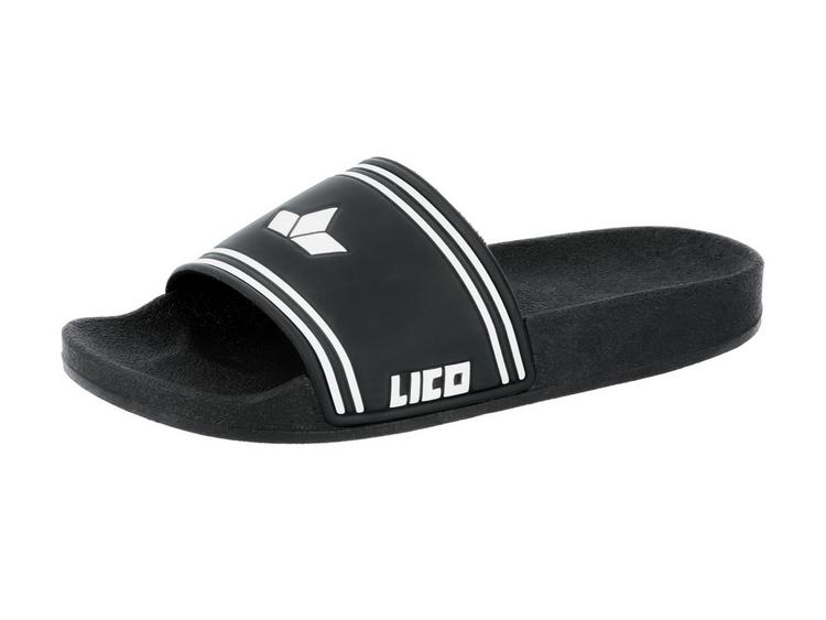 LICO LICO Badepantolette Badelatschen Herren - schwarz/weiss - 0 | SportScheck